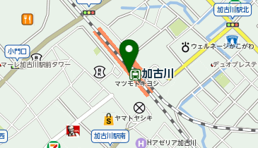 ChargeSPOT セブン-イレブン ハートインJR加古川駅南口店の地図画像