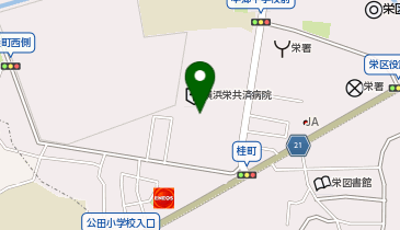 ChargeSPOT セブン-イレブン KOYO横浜栄共済病院店の地図画像