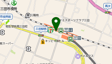 ChargeSPOT セブン-イレブン ハートインJR三田駅南口店の地図画像