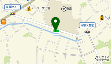 CHARGESPOT(チャージスポット)ファミリーマート 横浜東高校前店の地図画像