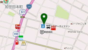 CHARGESPOT(チャージスポット)ローソン 加世田東本町店の地図画像