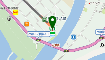 ChargeSPOT セブン-イレブン 小田急片瀬江ノ島店の地図画像