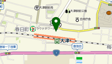 ChargeSPOT セブン-イレブン ハートインビエラ大津店の地図画像