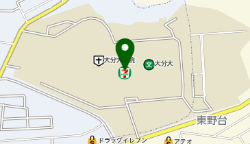 ChargeSPOT セブン-イレブン 大分大学医学部附属病院店の地図画像