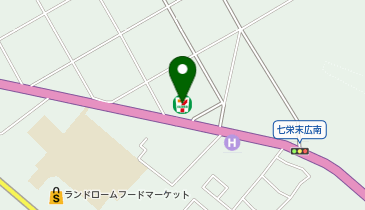 ChargeSPOT セブン-イレブン 富里七栄中央店の地図画像