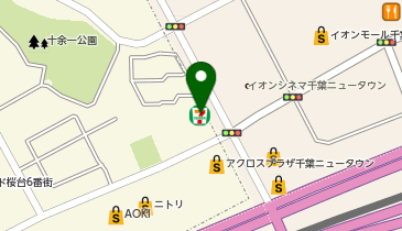 ChargeSPOT セブン-イレブン 白井桜台店の地図画像
