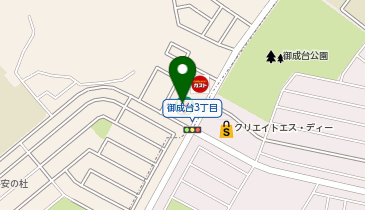 ChargeSPOT セブン-イレブン 四街道鷹の台店の地図画像