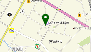 CHARGESPOT(チャージスポット)アパホテル(北上駅西)の地図画像