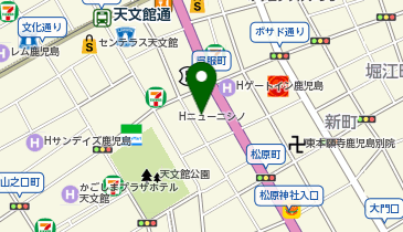 CHARGESPOT(チャージスポット)アパホテル(鹿児島天文館)の地図画像