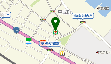 ChargeSPOT セブン-イレブン 横須賀三春公園前店の地図画像