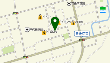 CHARGESPOT(チャージスポット)Hapipi Land イオン日向店の地図画像