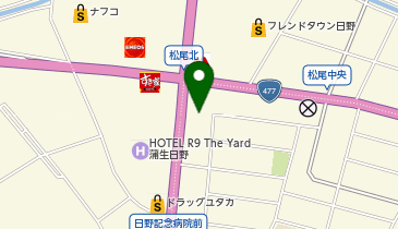 CHARGESPOT(チャージスポット)ファミリーマート 日野町松尾店の地図画像