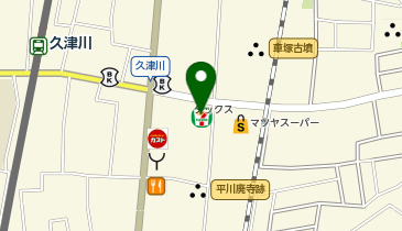 ChargeSPOT セブン-イレブン 城陽平川店の地図画像