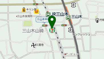 ChargeSPOT セブン-イレブン 京田辺三山木店の地図画像