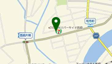 ChargeSPOT セブン-イレブン 西脇和布町店の地図画像
