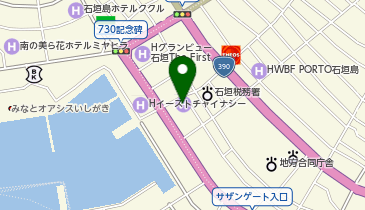 CHARGESPOT(チャージスポット)石垣島 シャワーステーションの地図画像