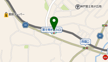 ChargeSPOT セブン-イレブン 神戸押部谷西盛店の地図画像