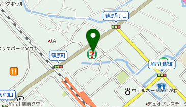 ChargeSPOT セブン-イレブン 加古川篠原町店の地図画像
