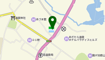 CHARGESPOT(チャージスポット)ファミリーマート あだたら高原岳温泉店の地図画像