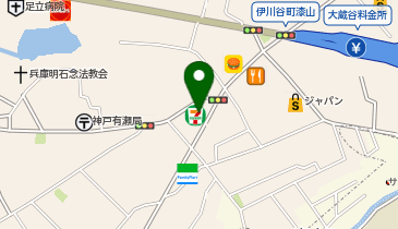 ChargeSPOT セブン-イレブン 神戸大蔵谷インター店の地図画像