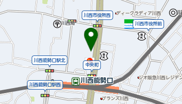 ChargeSPOT セブン-イレブン 川西能勢口駅前店の地図画像