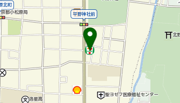 ChargeSPOT セブン-イレブン 京都平野宮本町店の地図画像