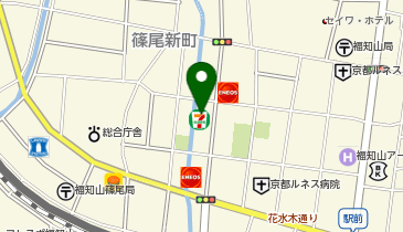 ChargeSPOT セブン-イレブン 福知山末広店の地図画像