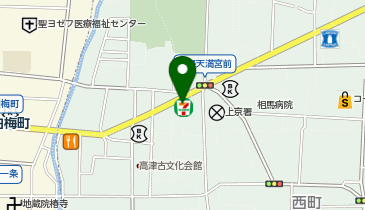 ChargeSPOT セブン-イレブン 北野天満宮前店の地図画像