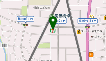 ChargeSPOT セブン-イレブン 豊田市梅坪町店の地図画像