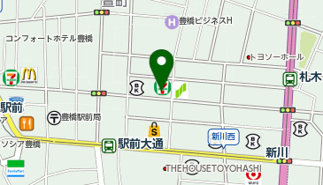 ChargeSPOT セブン-イレブン 豊橋広小路2丁目店の地図画像