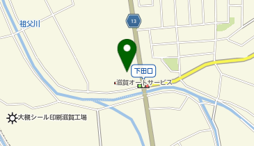 CHARGESPOT(チャージスポット)ファミリーマート 湖南下田口店の地図画像