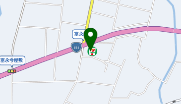 ChargeSPOT セブン-イレブン 新城富永南店の地図画像