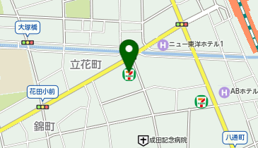 ChargeSPOT セブン-イレブン 豊橋立花町店の地図画像