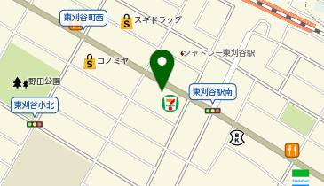 ChargeSPOT セブン-イレブン 刈谷東刈谷町店の地図画像