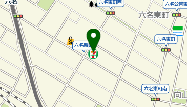 ChargeSPOT セブン-イレブン 岡崎六名東町店の地図画像