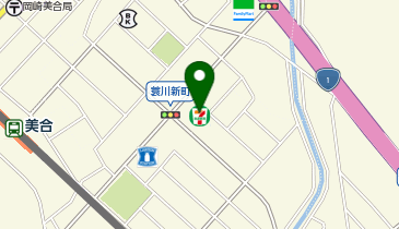 ChargeSPOT セブン-イレブン 岡崎蓑川新町店の地図画像