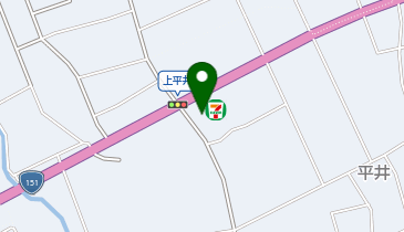 ChargeSPOT セブン-イレブン 新城上平井店の地図画像