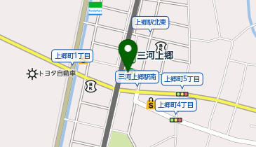 ChargeSPOT セブン-イレブン 三河上郷駅前店の地図画像