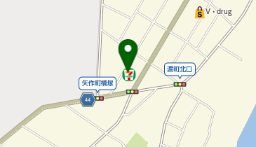 ChargeSPOT セブン-イレブン 岡崎矢作町店の地図画像