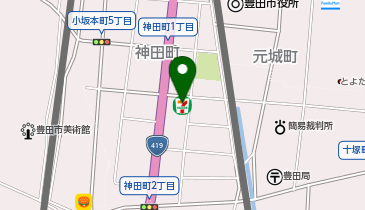 ChargeSPOT セブン-イレブン 豊田市神田町店の地図画像