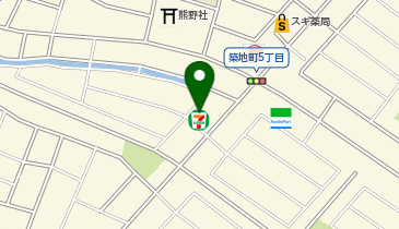 ChargeSPOT セブン-イレブン 刈谷築地町店の地図画像