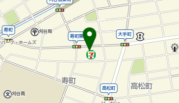 ChargeSPOT セブン-イレブン 刈谷高松町店の地図画像