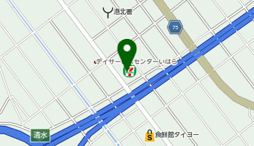 ChargeSPOT セブン-イレブン 清水庵原町店の地図画像