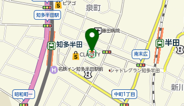 ChargeSPOT セブン-イレブン 知多半田駅前店の地図画像