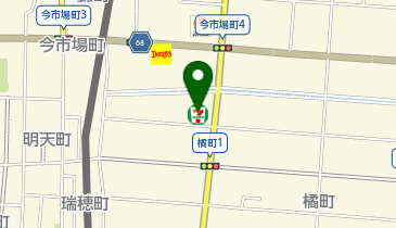 ChargeSPOT セブン-イレブン 津島橘町1丁目店の地図画像