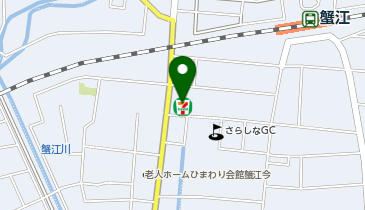 ChargeSPOT セブン-イレブン 蟹江今店の地図画像