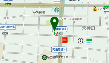 ChargeSPOT セブン-イレブン 名古屋阿由知通4丁目店の地図画像