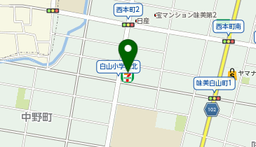 ChargeSPOT セブン-イレブン 春日井味美白山町店の地図画像