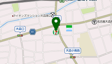ChargeSPOT セブン-イレブン 名古屋大森1丁目店の地図画像
