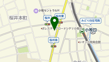 ChargeSPOT セブン-イレブン 小牧桜井店の地図画像